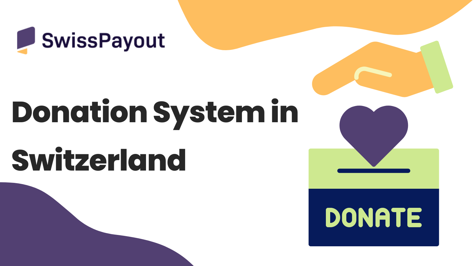 Donation System in Switzerland: Less Transaction Costs and Safe
